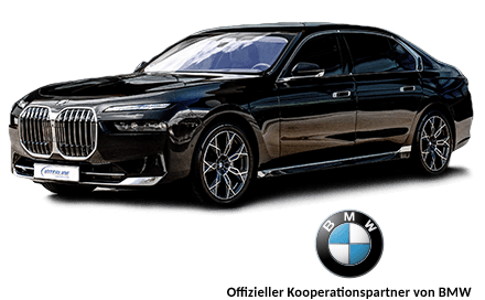 Eine Luxus Limousine von BMW.